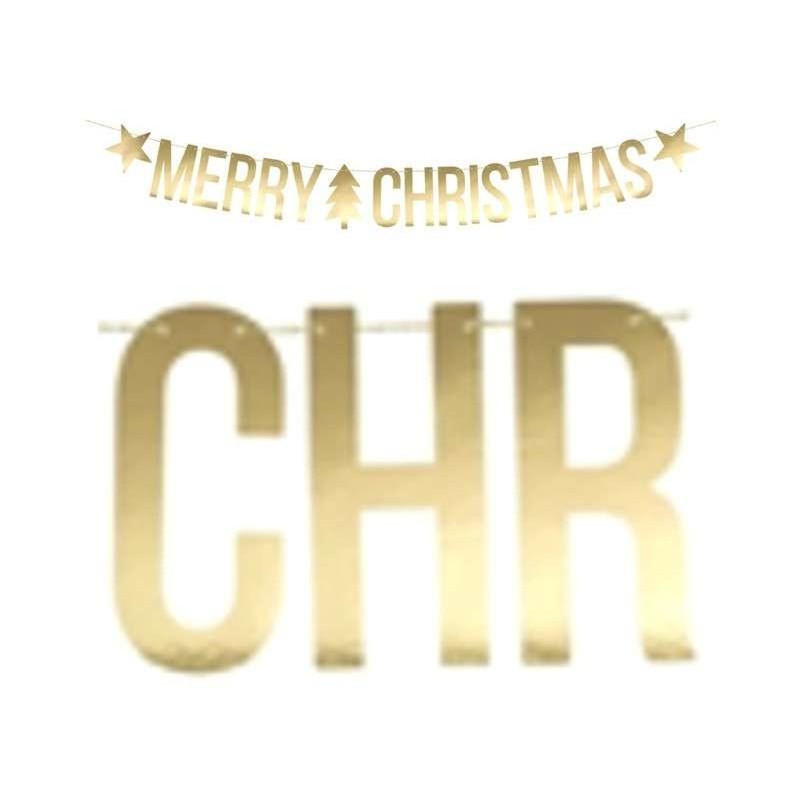 Vánoční girlanda zlatá